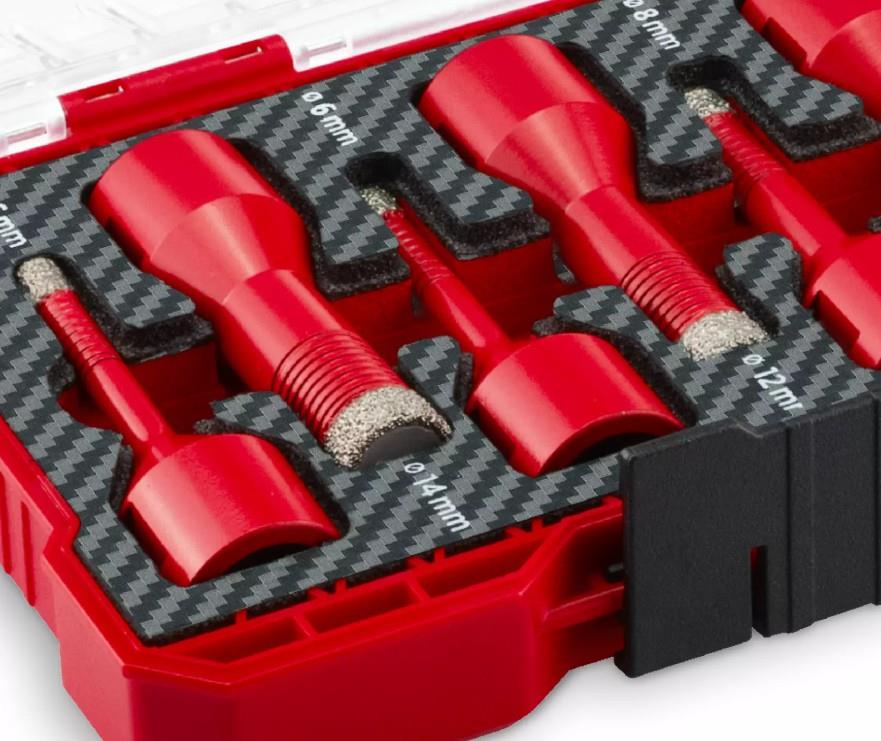 Einhell Taşlama taş delici uç seti 7 parça M-Case kutuEinhell49500400Karot Uçları ve Aksesuarları-LastikTR.com