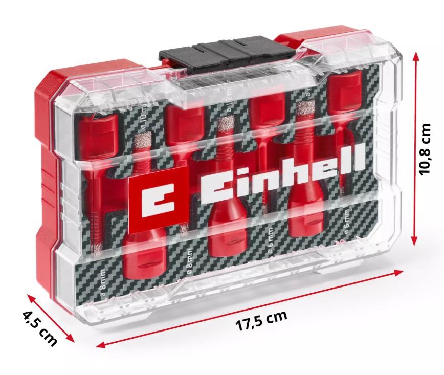 Einhell Taşlama taş delici uç seti 7 parça M-Case kutuEinhell49500400Karot Uçları ve Aksesuarları-LastikTR.com