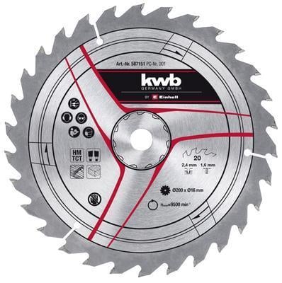 KWB Daire Testere Bıçağı 00x16x2,4 T20KWB49587151Daire Testere Bıçakları-LastikTR.com