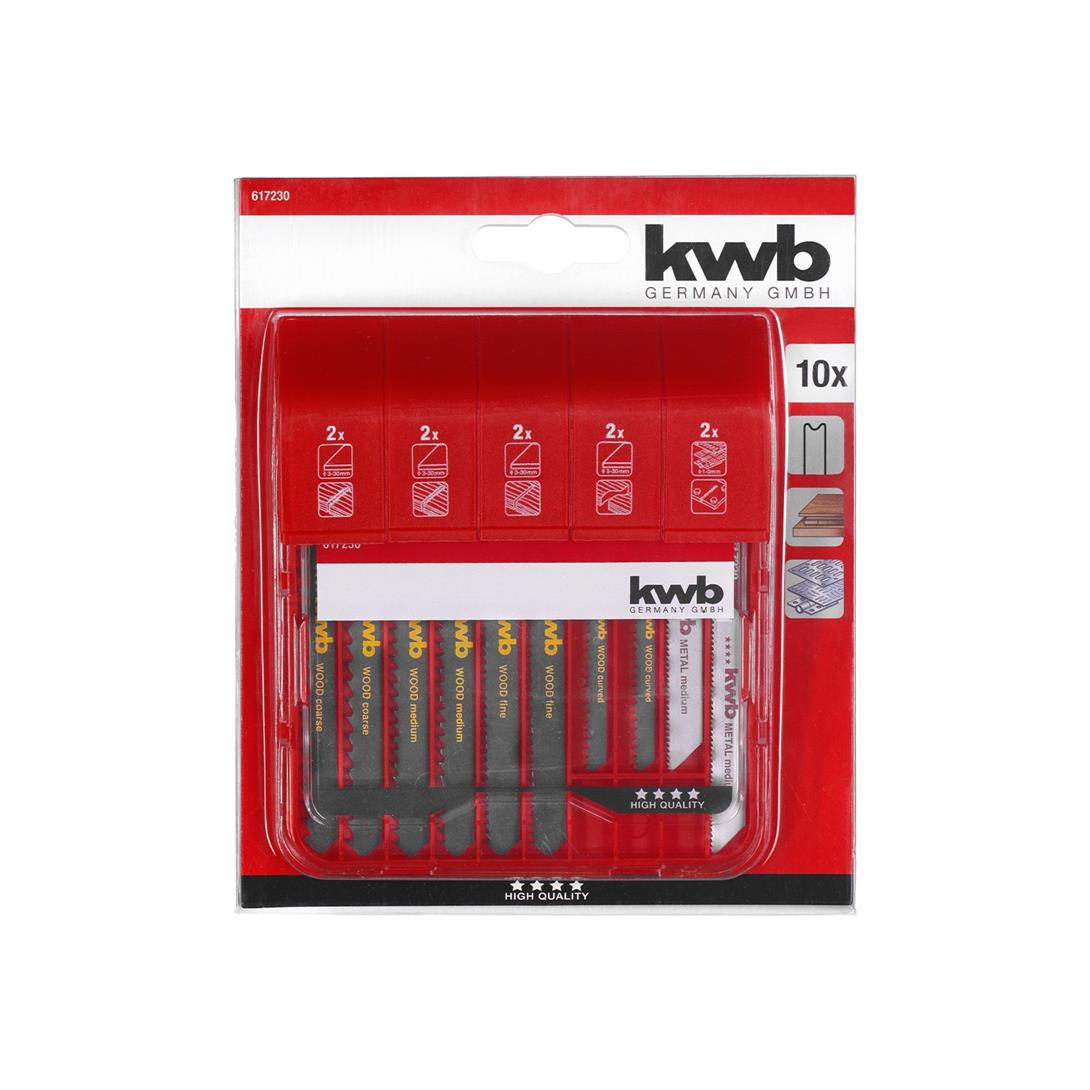 Kwb Kutulu Dekupaj Testere Seti 10 Parça S30KWB49617230Dekupaj Testere Bıçakları-LastikTR.com