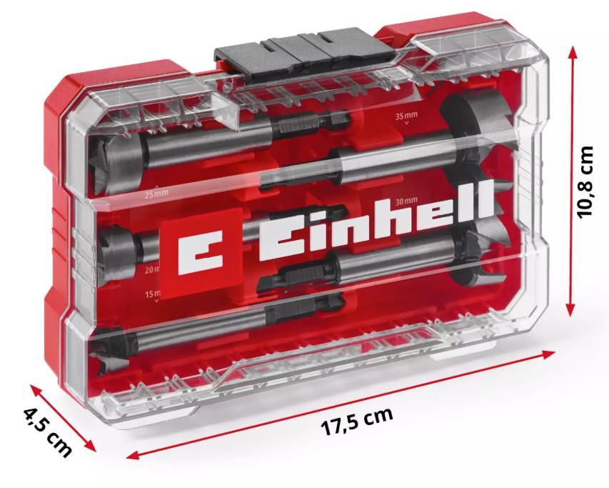 Einhell Tas menteşe uç seti  5 pcs. M-Case KutuEinhell49706003Ahşap Matkap Uçları-LastikTR.com