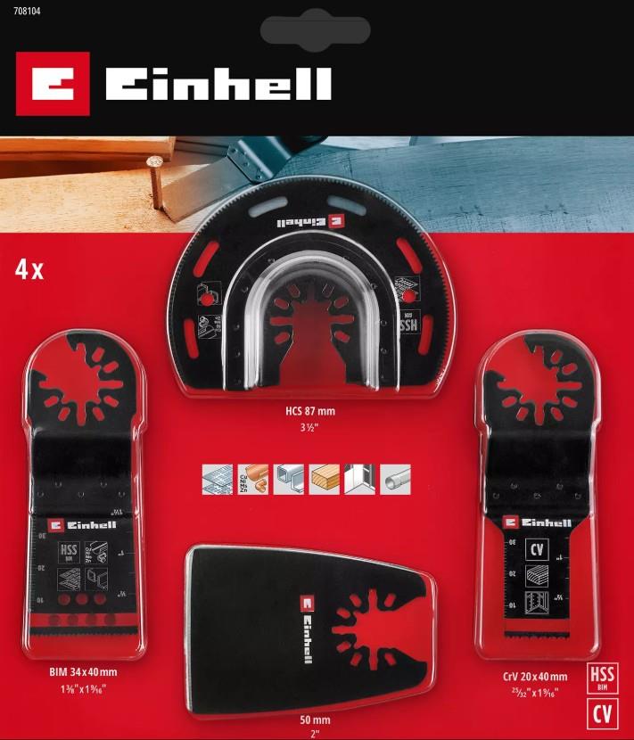 Einhell Raspalama set 4 parça Einhell49708104Yeni Ürünler-LastikTR.com