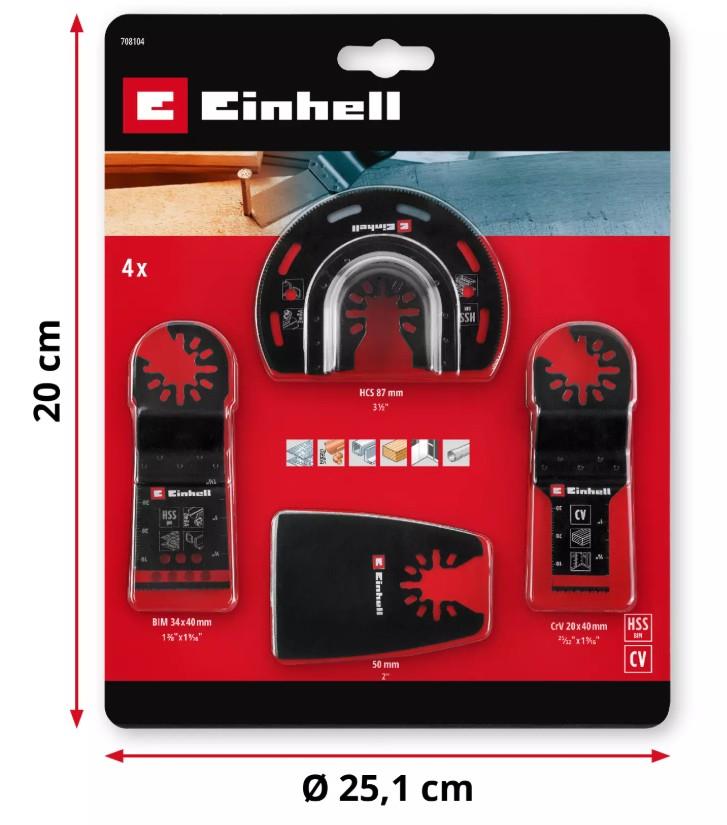 Einhell Raspalama set 4 parça Einhell49708104Yeni Ürünler-LastikTR.com