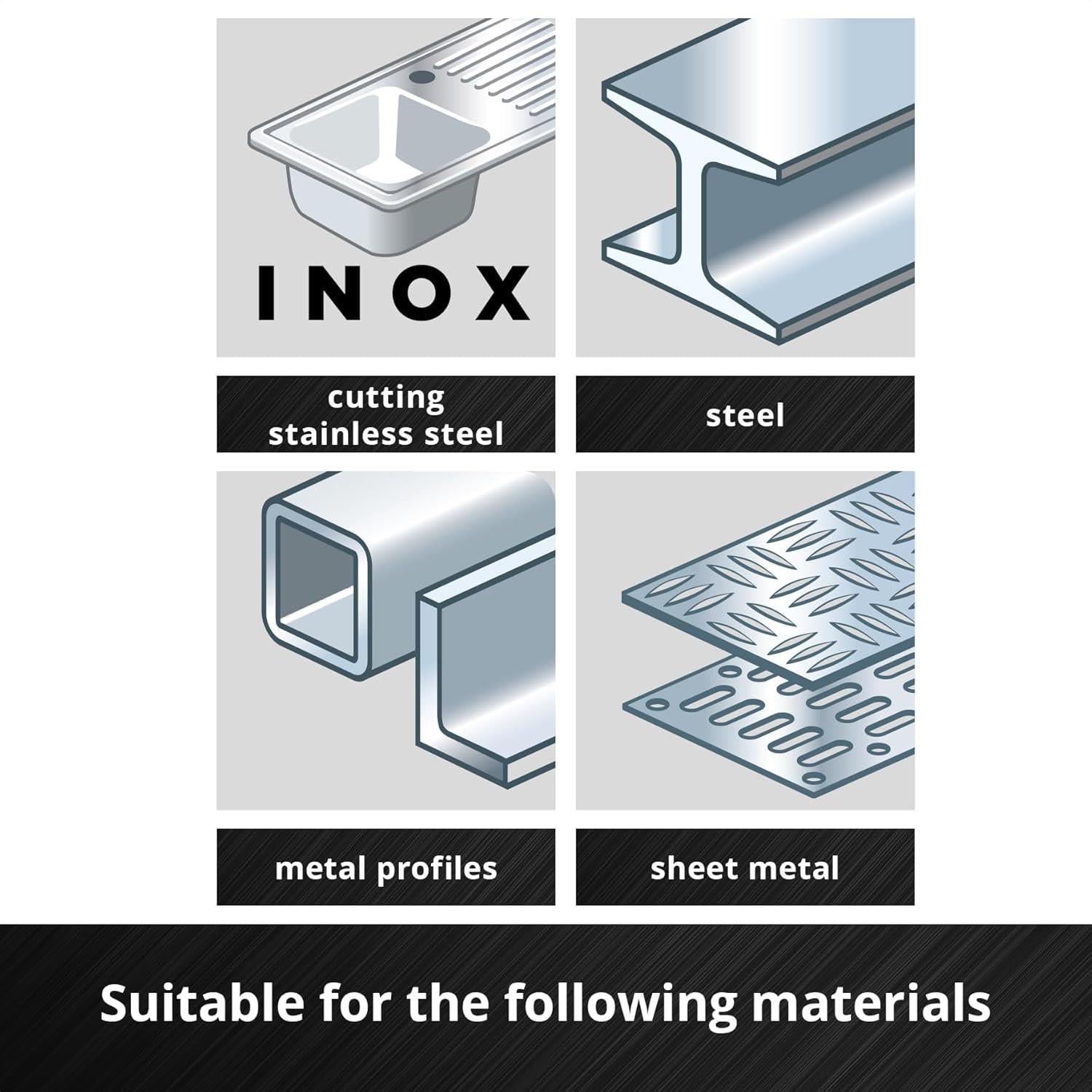 Einhell İnox kesici disk 115x1,0mm 5 Li. - 49711521Einhell49711521Yeni Ürünler-LastikTR.com