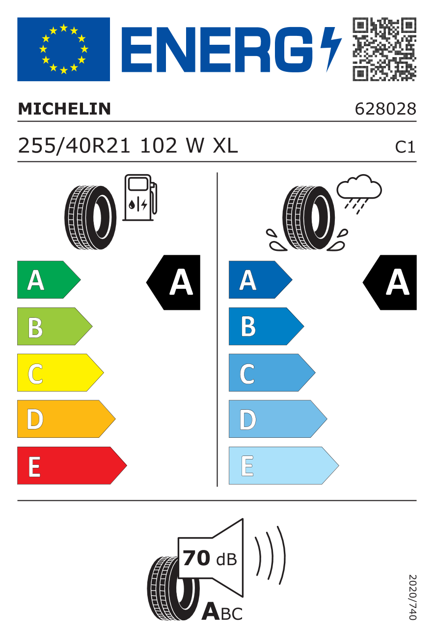 Michelin 255/40R21 102W Primacy 5 Energy XL MI Yaz Lastiği (2026)Michelin628028-26Oto Lastik-LastikTR.com