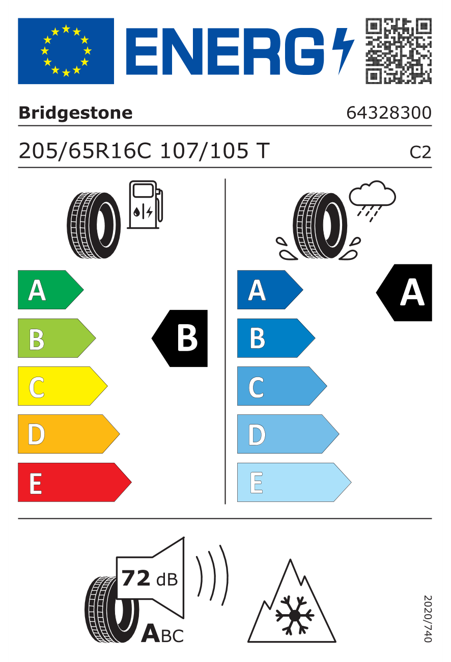 Bridgestone 205/65R16C 107/105T Duravis All Season Evo  Dört Mevsim Lastik (2026)Bridgestone643283-26Yeni Ürünler-LastikTR.com
