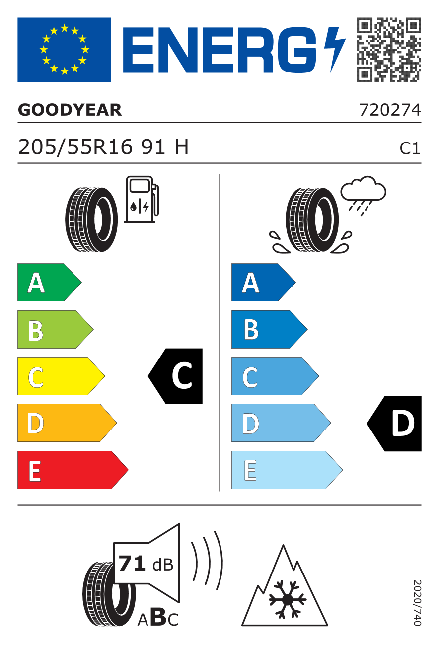 Goodyear 205/55R16 91H WINTERCOMMAND  Kış Lastiği (2025)Goodyear720274-25Oto Lastik-LastikTR.com