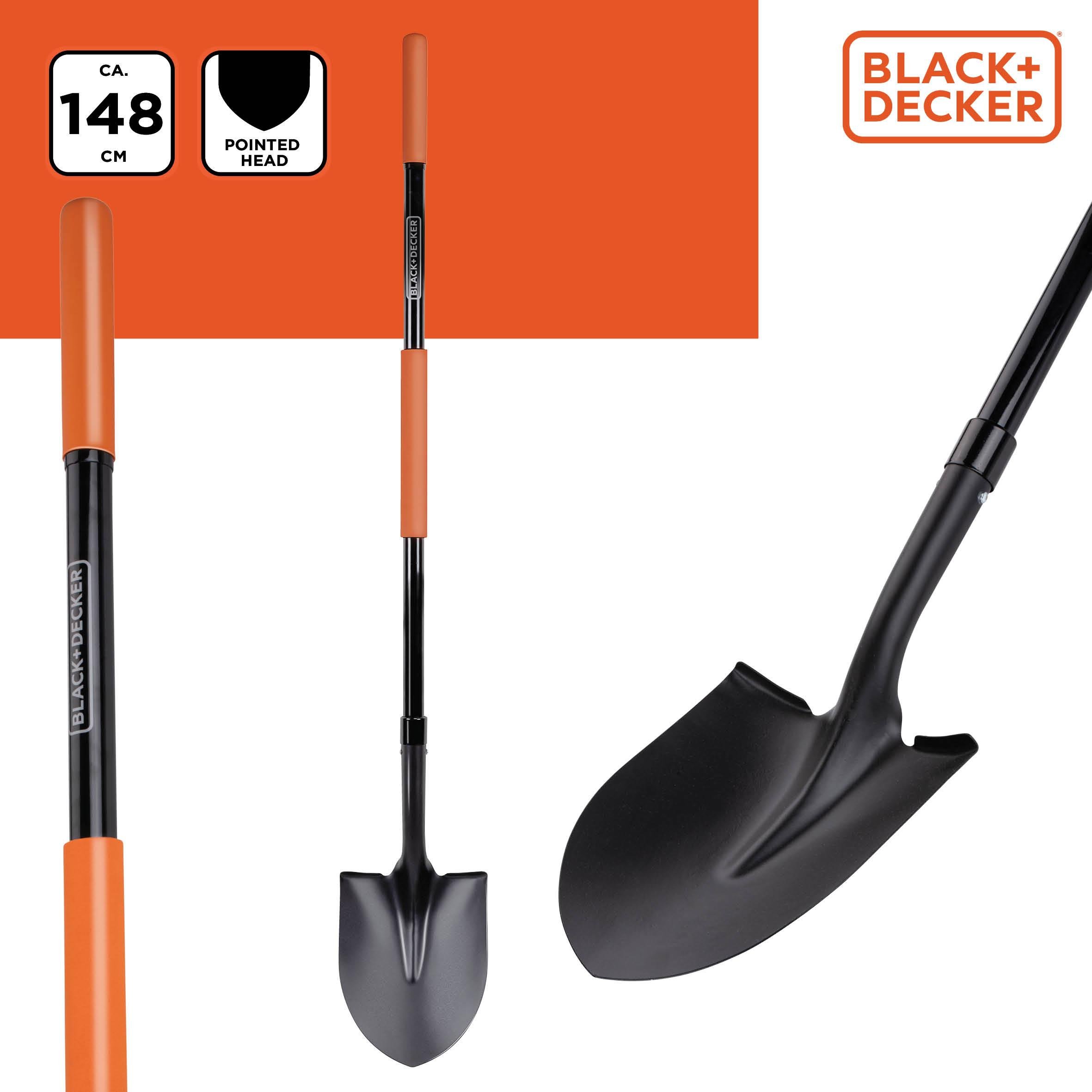 Black&Decker BD103 Sivri Uç Kürek 148 cmBlack&Decker871125223442Bahçe ve Sulama Aletleri-LastikTR.com