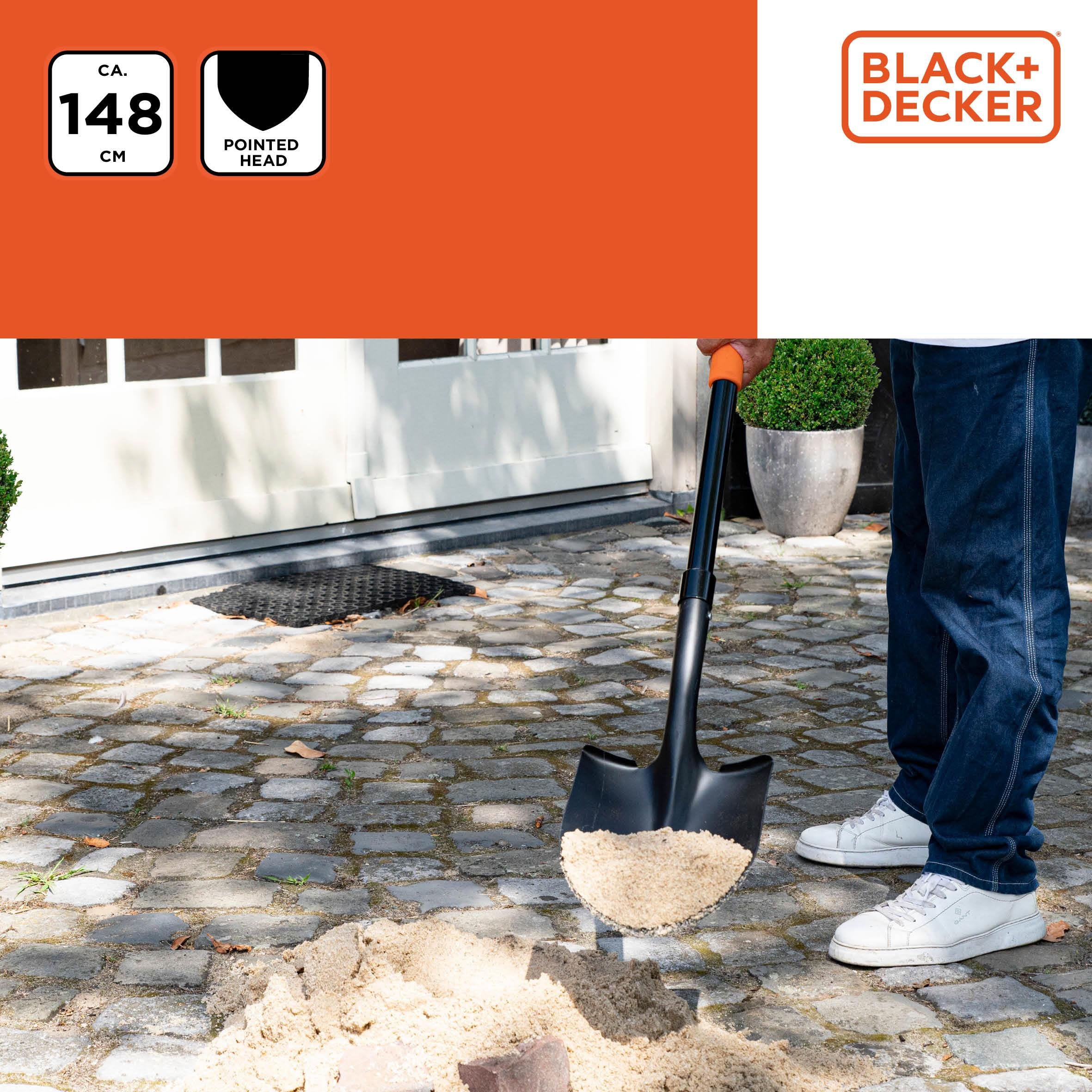 Black&Decker BD103 Sivri Uç Kürek 148 cmBlack&Decker871125223442Bahçe ve Sulama Aletleri-LastikTR.com