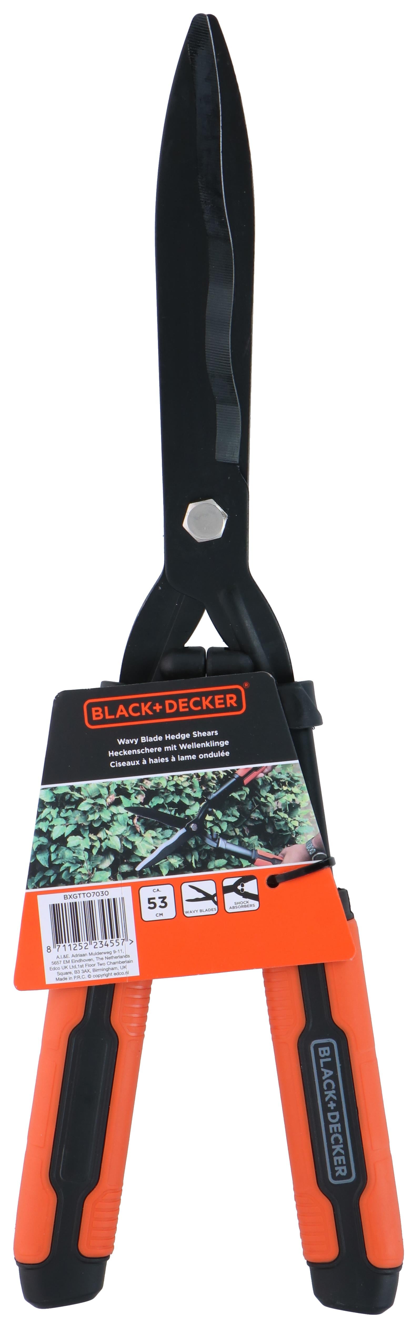 Black&Decker BD113 Çit Budama Makası 21 İnç Dalgalı BıçaklıBlack&Decker871125223455Bahçe ve Sulama Aletleri-LastikTR.com