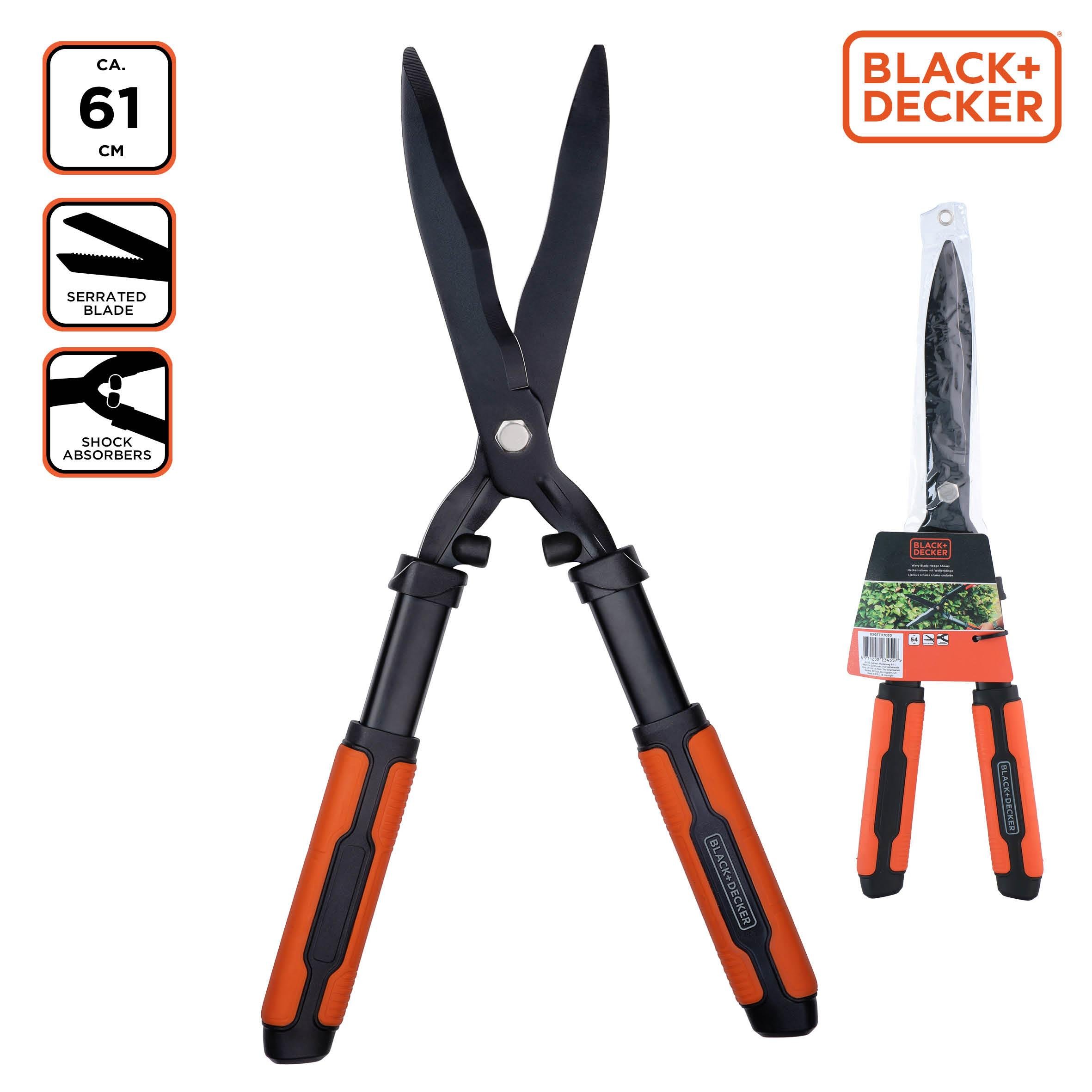 Black&Decker BD109 Çit Budama Makası 24 İnç Dişli BıçaklıBlack&Decker871125223456Bahçe ve Sulama Aletleri-LastikTR.com