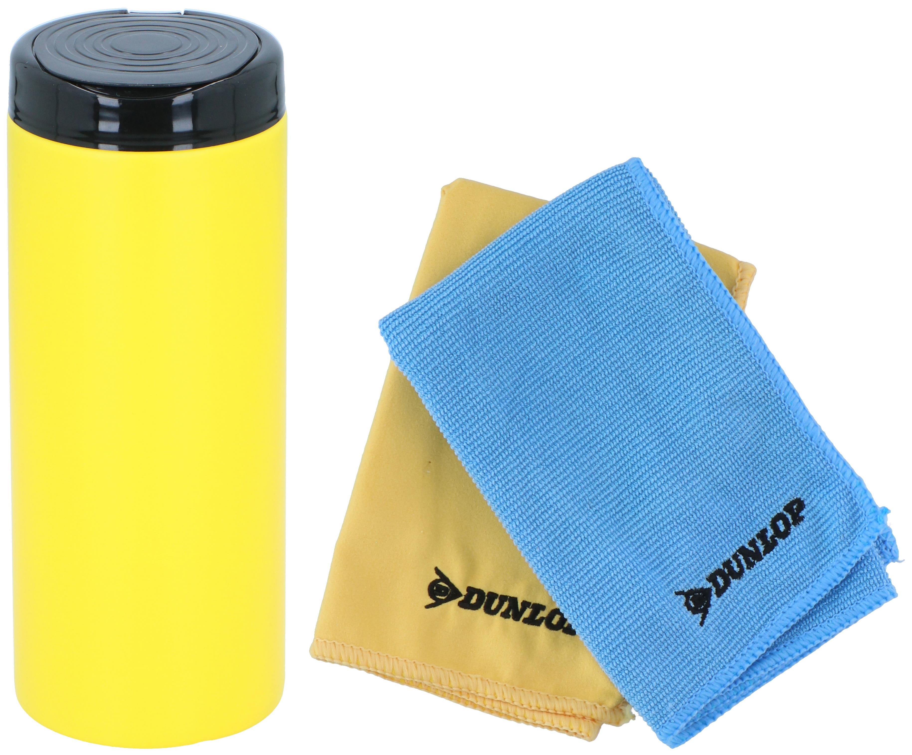 Dunlop DUN102 Araç Temizlik Seti 2 Adet Mikrofiber Bez 35x35 cm (250 gsm) + 40 Adet Temizleme MendiliDunlop871125247702Oto Kuaför Ürünleri-LastikTR.com