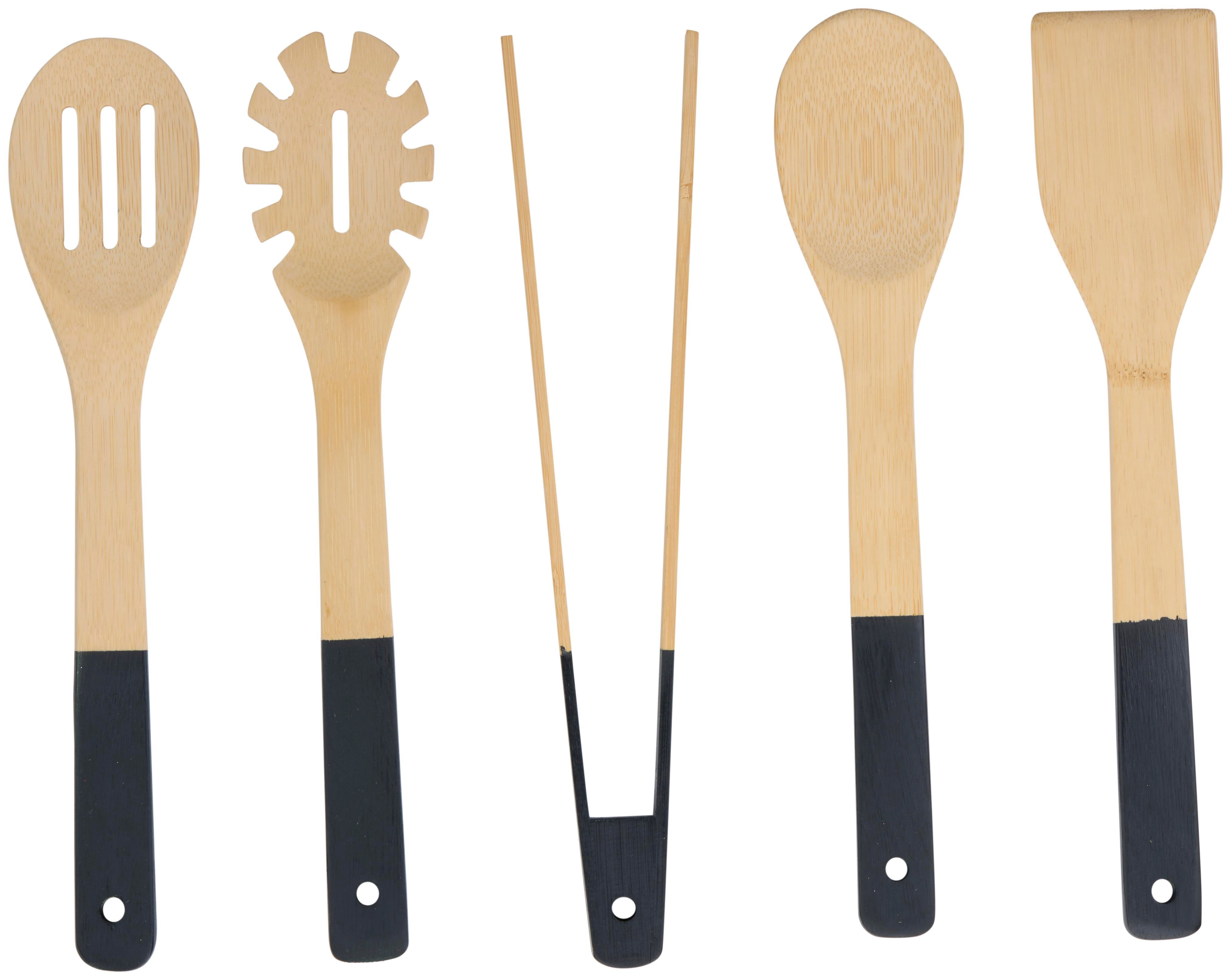Alpina ALP108 Bambu Mutfak Gereçleri Seti 5 Parça 30 cm SiyahAlpina871125255230SMutfak Gereçleri ve Aletleri-LastikTR.com