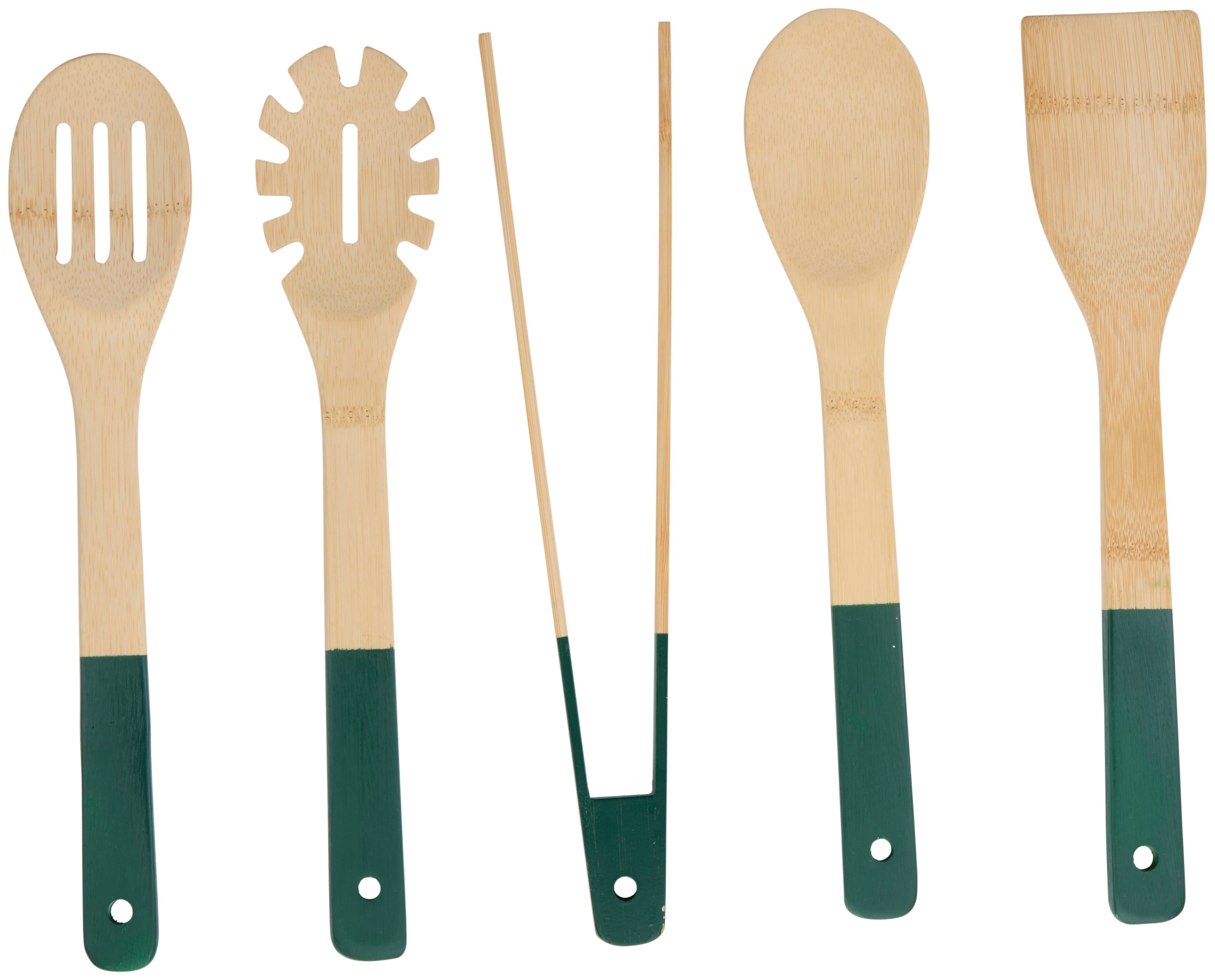 Alpina ALP108 Bambu Mutfak Gereçleri Seti 5 Parça 30 cm YeşilAlpina871125255230YMutfak Gereçleri ve Aletleri-LastikTR.com