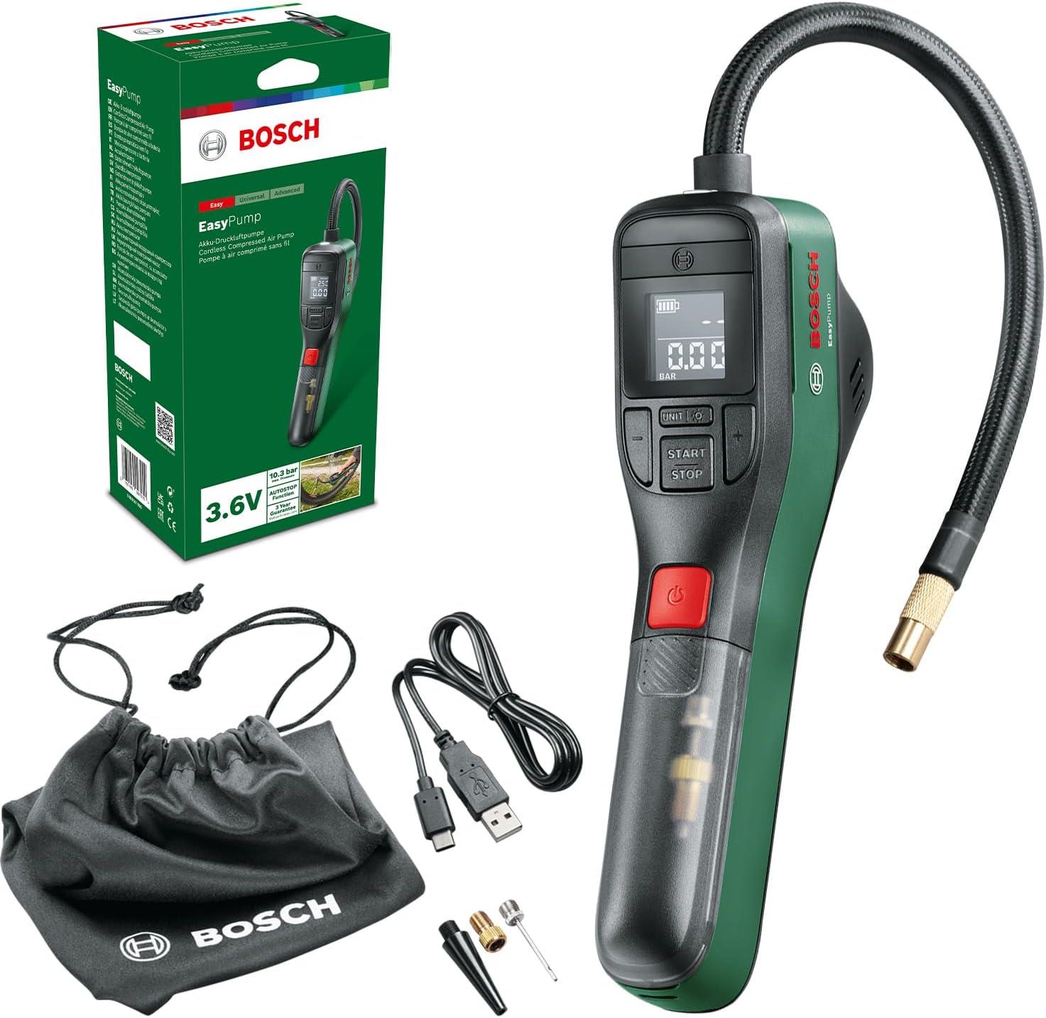 Bosch EasyPump Akülü Basınçlı Hava PompasıBoschB0603947000Hava Pompaları-LastikTR.com