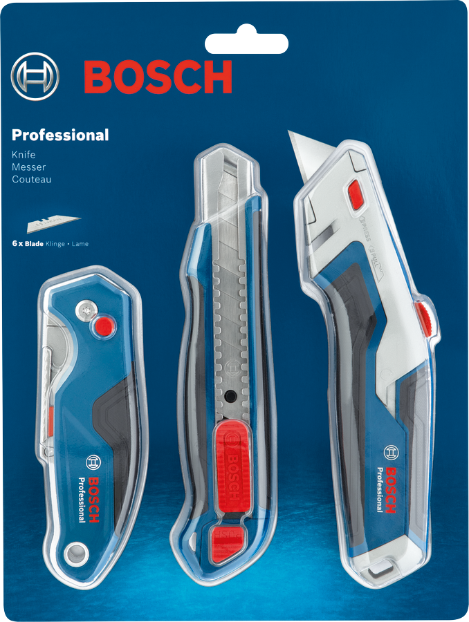 Bosch Professional Maket Bıçağı Seti 3 ParçaBoschB1600A027M4Maket Bıçakları ve Yedeği-LastikTR.com