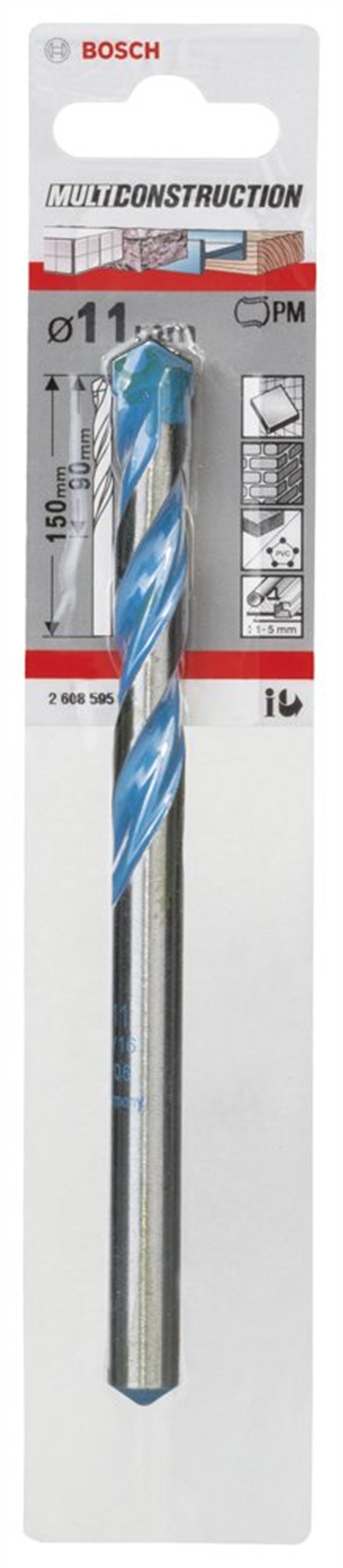 Bosch - cyl-9 Serisi Çok Amaçlı Matkap Ucu 11*150 mm