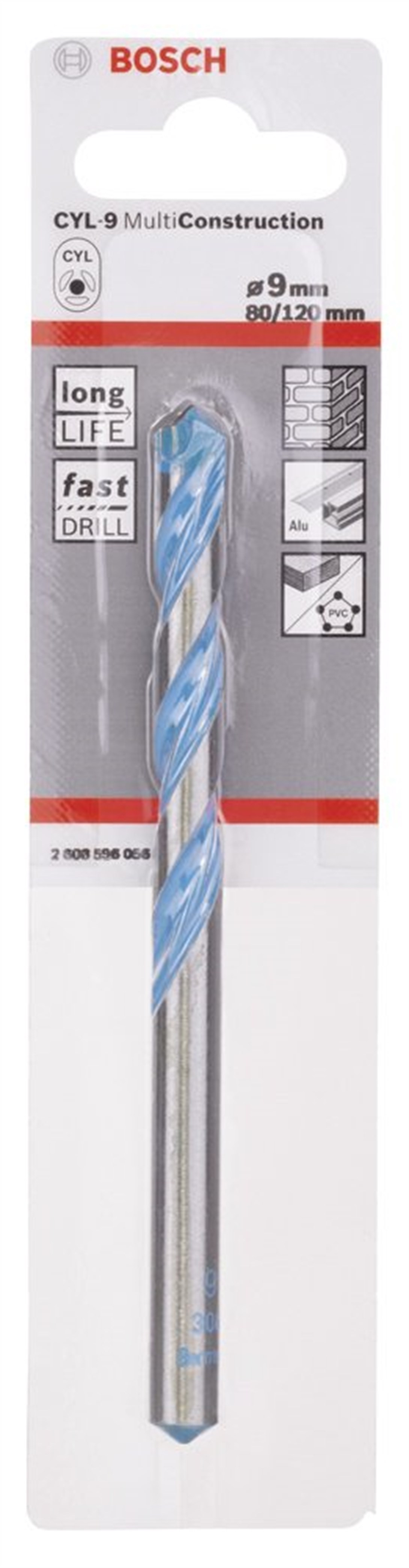 Bosch - cyl-9 Serisi Çok Amaçlı Matkap Ucu 9*120 mm