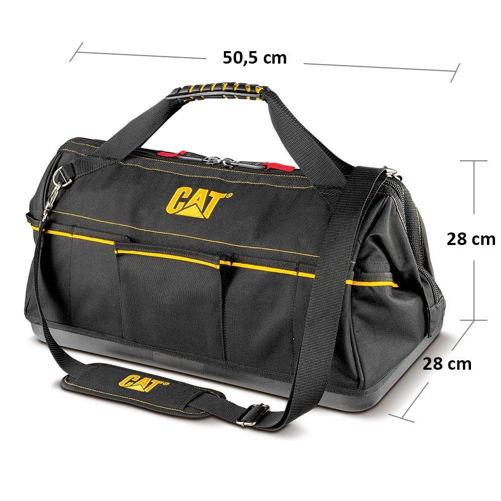 CAT DA980238 20'' Geniş Ağızlı Ağır Hizmet Bez Alet Takım Çantası