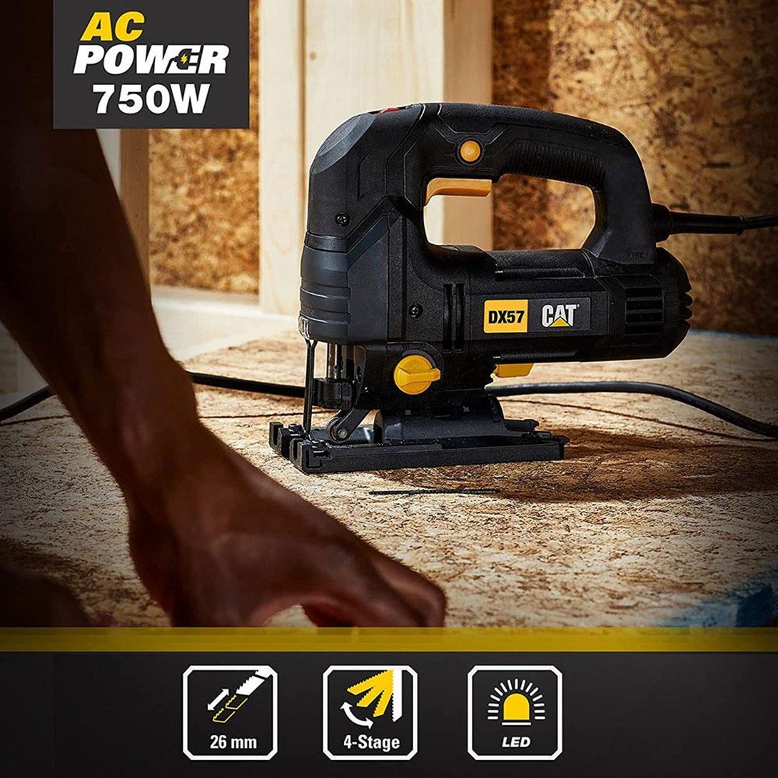 CAT DX57 750Watt Profesyonel Devir Ayarlı Dekupaj Testere 