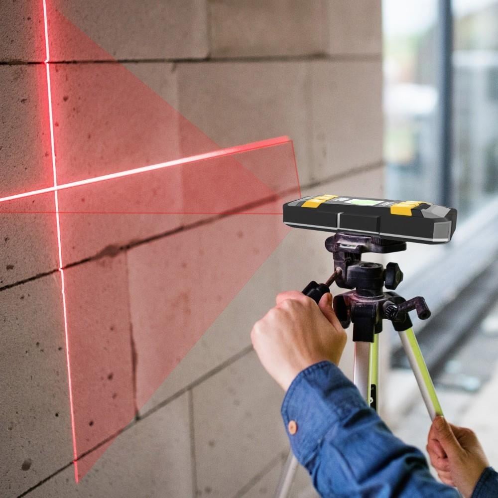 CAT DA980621 3.7Volt Li-Po 3’ü 1 Arada 40M Lazer Metre +Hizalama +Metal/Ahşap/Voltaj DedektörüCATDA980621Lazer Metreler-LastikTR.com