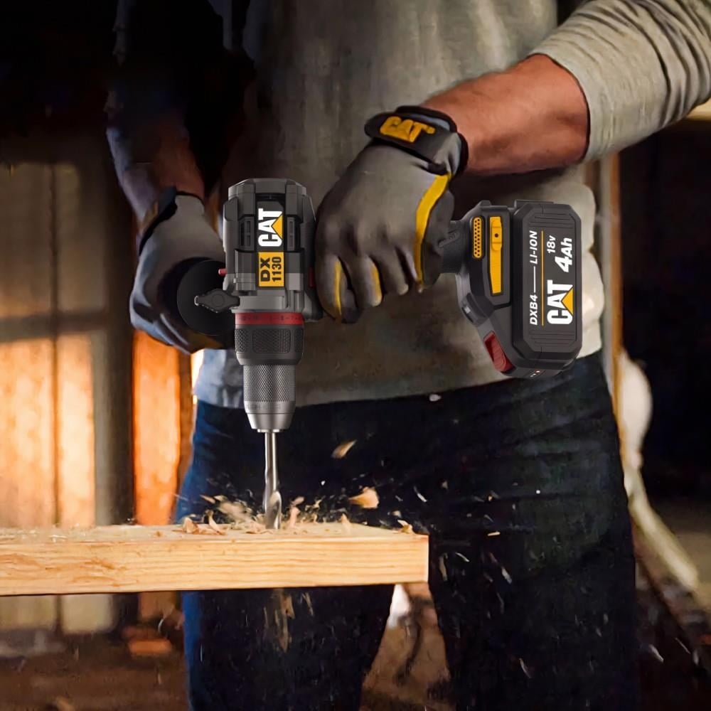 CAT DX1130.1 18Volt/4.0Ah Li-ion 80Nm Çift Akülü Kömürsüz Profesyonel Şarjlı Darbeli MatkapCATDX1130.1Matkaplar-LastikTR.com