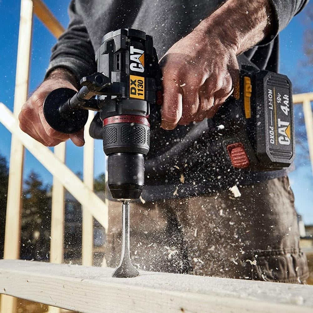 CAT DX1130.1 18Volt/4.0Ah Li-ion 80Nm Çift Akülü Kömürsüz Profesyonel Şarjlı Darbeli MatkapCATDX1130.1Matkaplar-LastikTR.com