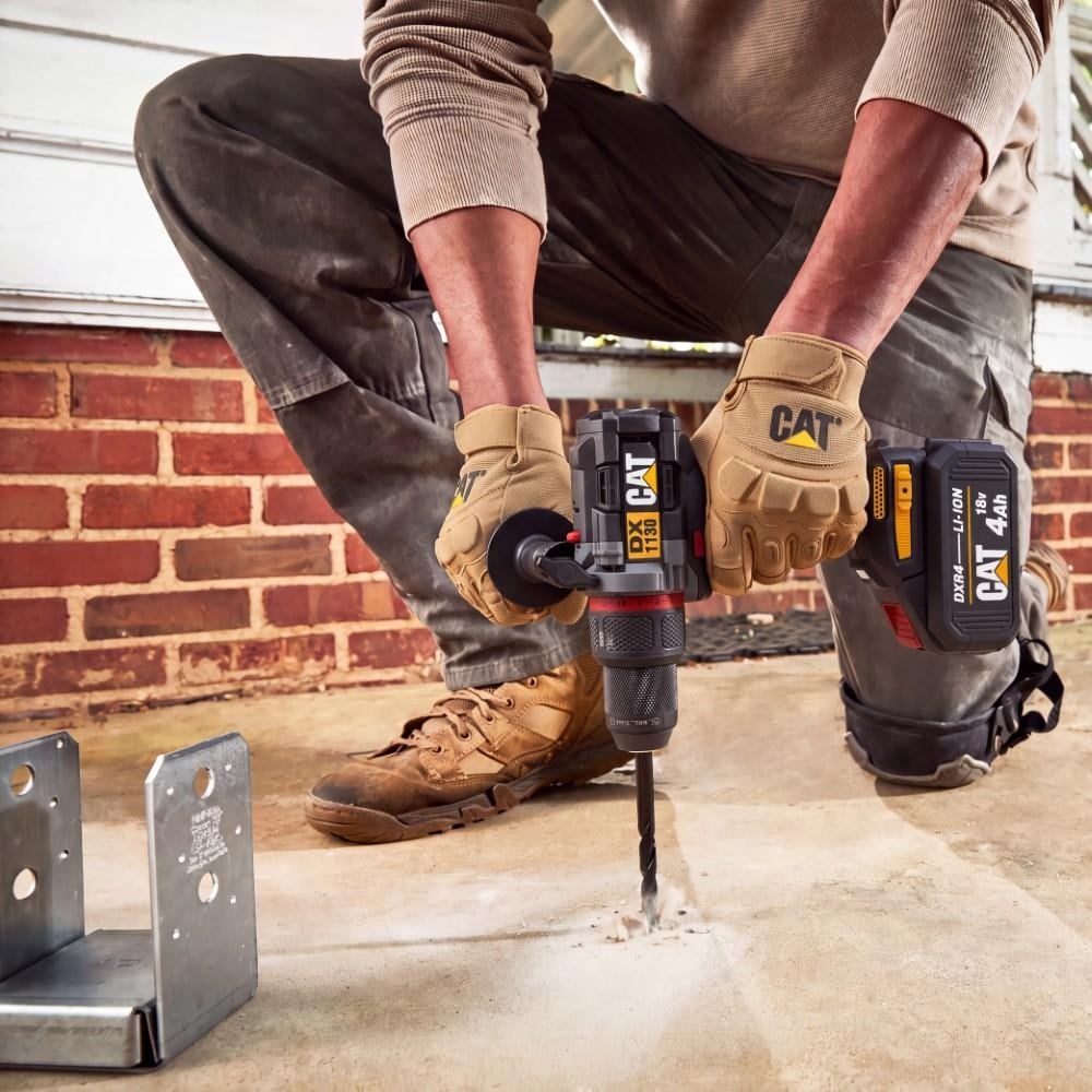 CAT DX1130.1 18Volt/4.0Ah Li-ion 80Nm Çift Akülü Kömürsüz Profesyonel Şarjlı Darbeli MatkapCATDX1130.1Matkaplar-LastikTR.com