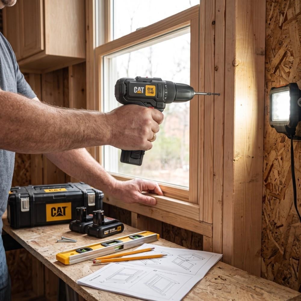 CAT DX1140 12Volt/2.0Ah Li-ion Çift Akülü Kömürsüz Profesyonel Şarjlı Darbesiz MatkapCATDX1140Matkaplar-LastikTR.com
