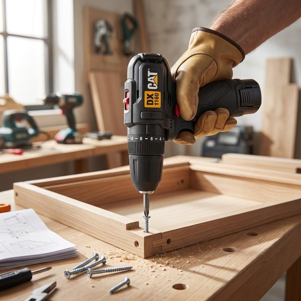 CAT DX1160.1 12Volt/2.0Ah Li-ion Tek Akülü Kömürsüz Profesyonel Şarjlı Darbeli MatkapCATDX1160.1Matkaplar-LastikTR.com