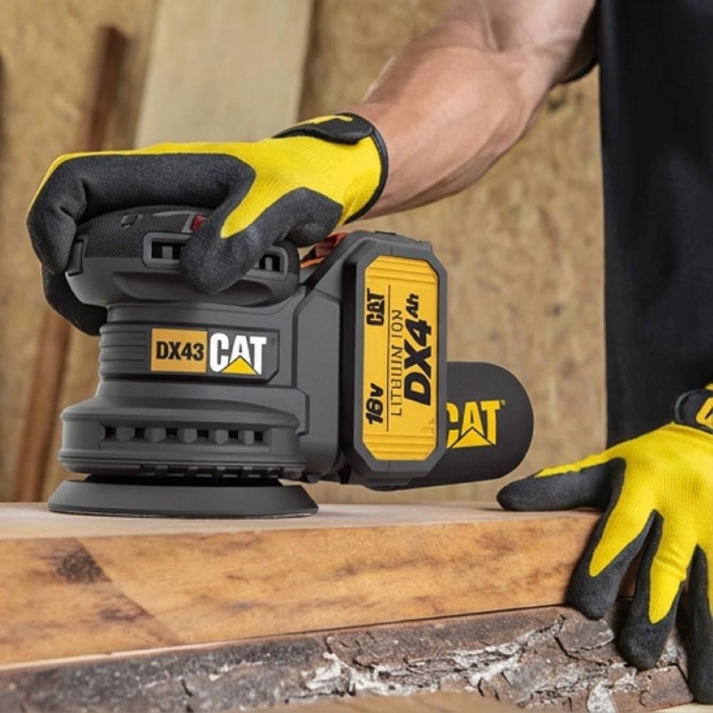 CAT DX43B 18Volt 125mm Kömürsüz Devir Ayarlı Profesyonel Eksantrik Zımpara (Akü Dahil Değildir)CATDX43BEksantrik Zımpara-LastikTR.com