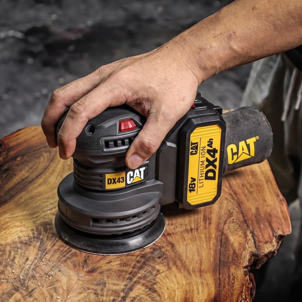 CAT DX43B 18Volt 125mm Kömürsüz Devir Ayarlı Profesyonel Eksantrik Zımpara (Akü Dahil Değildir)CATDX43BEksantrik Zımpara-LastikTR.com