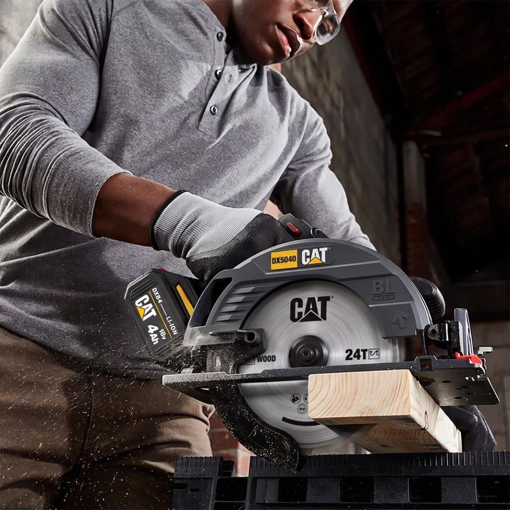 CAT DX5040B 18Volt 185mm Kömürsüz Profesyonel Daire Testere (Akü Dahil Değildir)CATDX5040BDaire Testereler-LastikTR.com