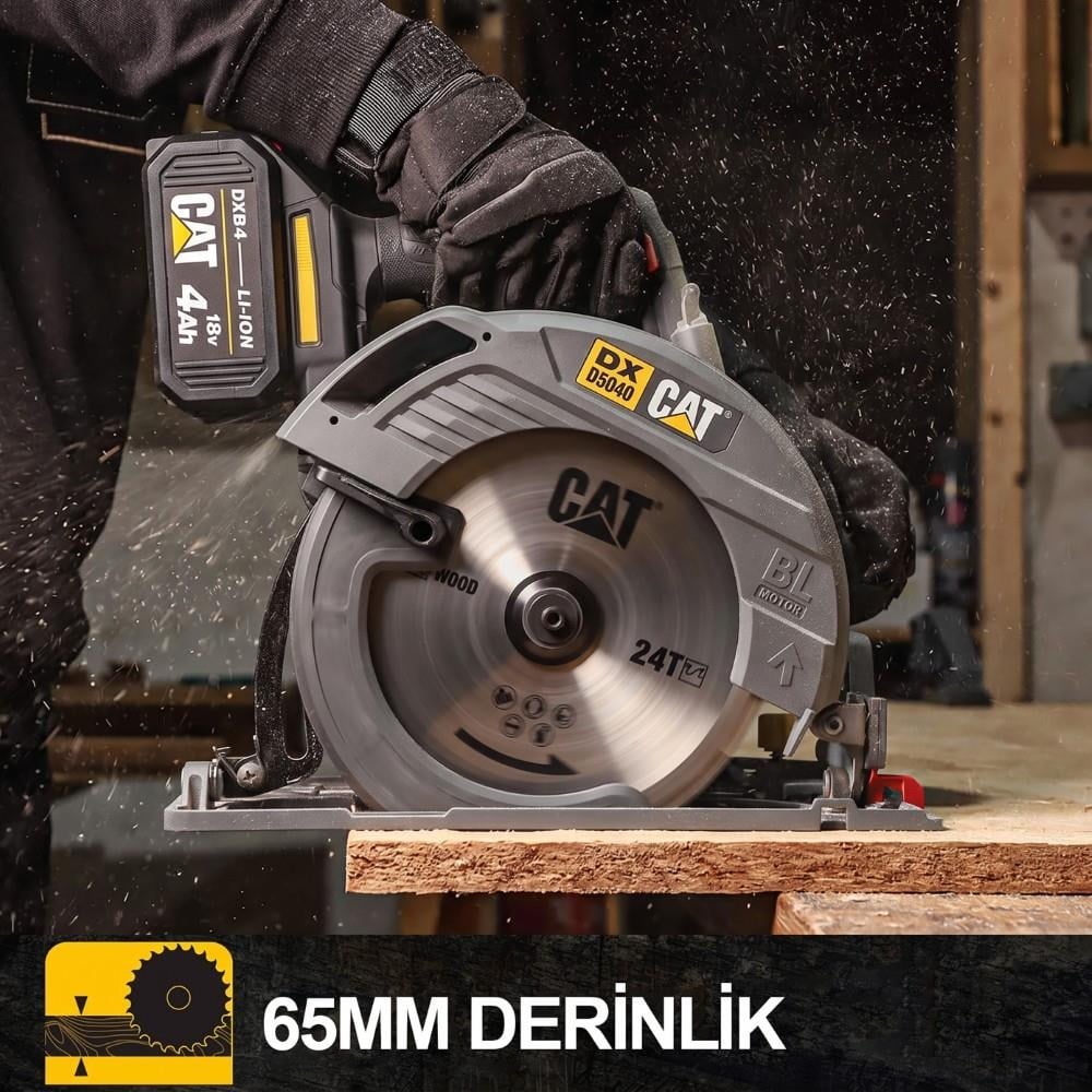CAT DX5040B 18Volt 185mm Kömürsüz Profesyonel Daire Testere (Akü Dahil Değildir)CATDX5040BDaire Testereler-LastikTR.com