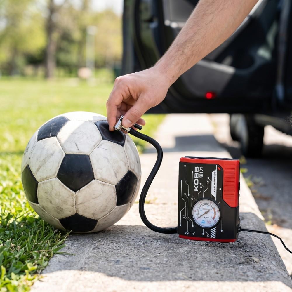 KOBB KB101 12Volt 100 PSI Analog Göstergeli Lastik Şişirme Hava PompasıKOBBKB101Hava Pompaları-LastikTR.com