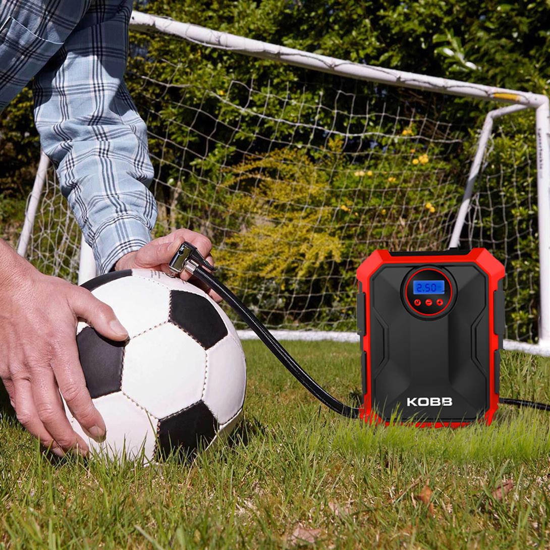 KOBB KB200 12Volt 150 PSI Ayarlanabilir Dijital Basınç Göstergeli Hava Lastik Şişirme PompasıKOBBKB200Hava Pompaları-LastikTR.com