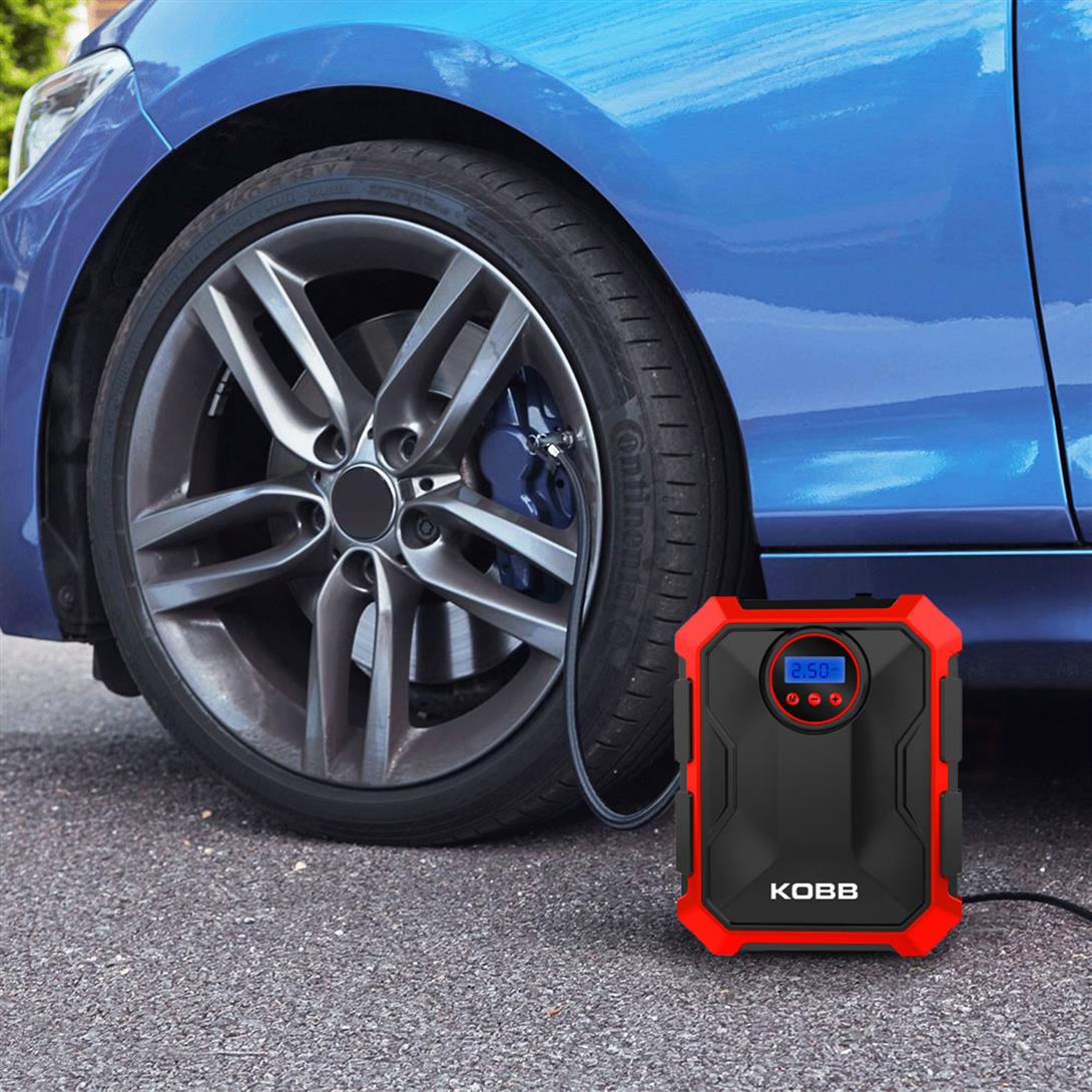 KOBB KB200 12Volt 150 PSI Ayarlanabilir Dijital Basınç Göstergeli Hava Lastik Şişirme PompasıKOBBKB200Hava Pompaları-LastikTR.com