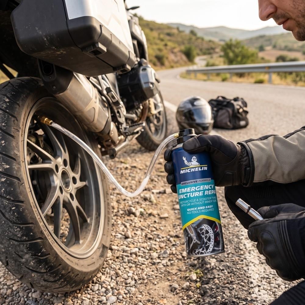 Michelin MC35119 200ml Motosiklet, Scooter Acil Lastik Tamir Spreyi/KöpüğüMichelinMC35119Oto Lastik Tamir Kitleri-LastikTR.com