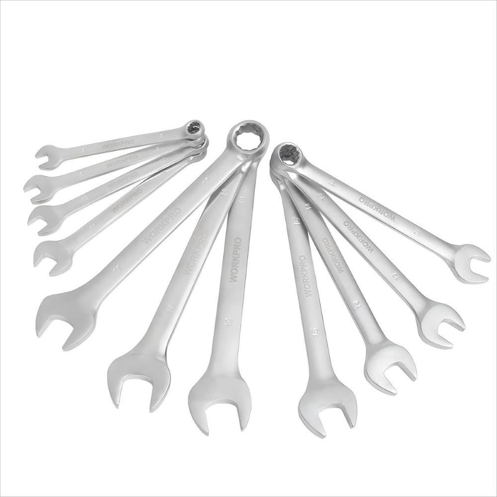 WORKPRO WP202533 1/4'’ 3/8’’ 1/2'’ 123 Parça Cr-V Metrik Ağır Hizmet Lokma ve Kombine Anahtar Takımı