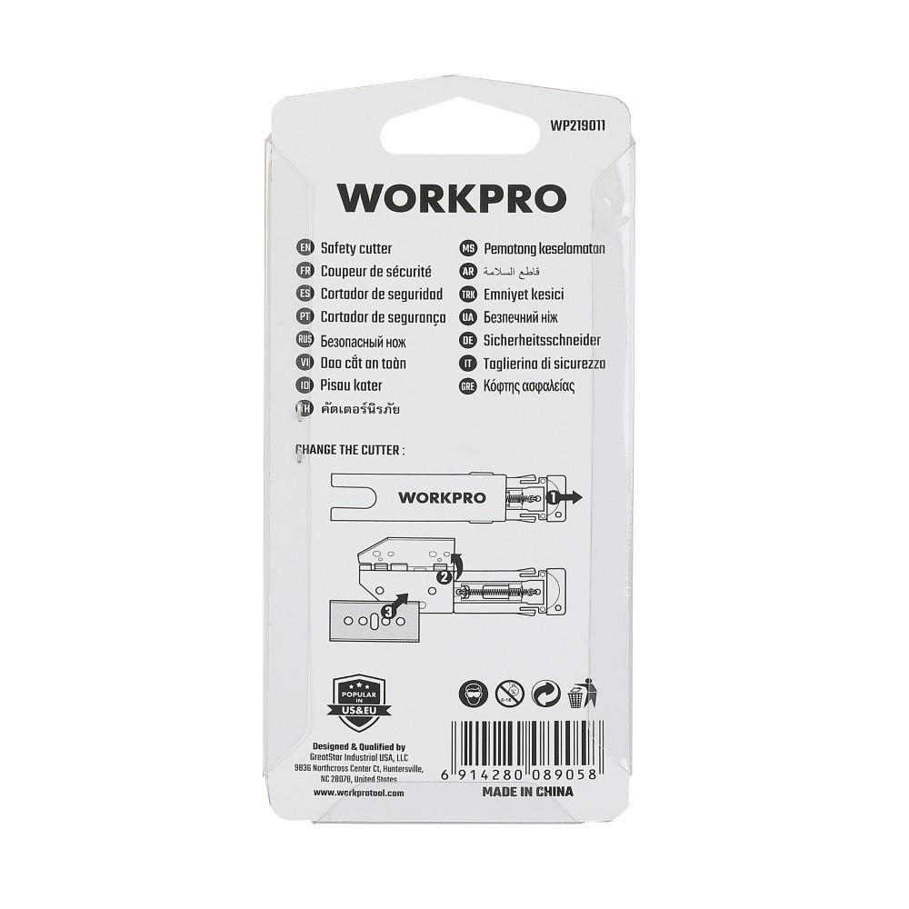 WORKPRO WP219011 100x25x6mm Geri Çekilebilir Koli Açma Bıçağı