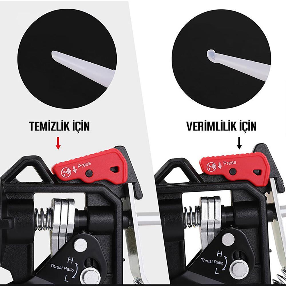 WORKPRO WP224001 230mm Ağır Hizmet Tipi Metal Silikon/Mastik Tabancası