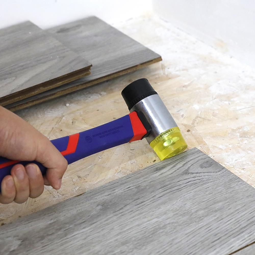 WORKPRO WP241036 40mm Fiberglas Saplı Çift Başlı Hassas Lastik Çekiç