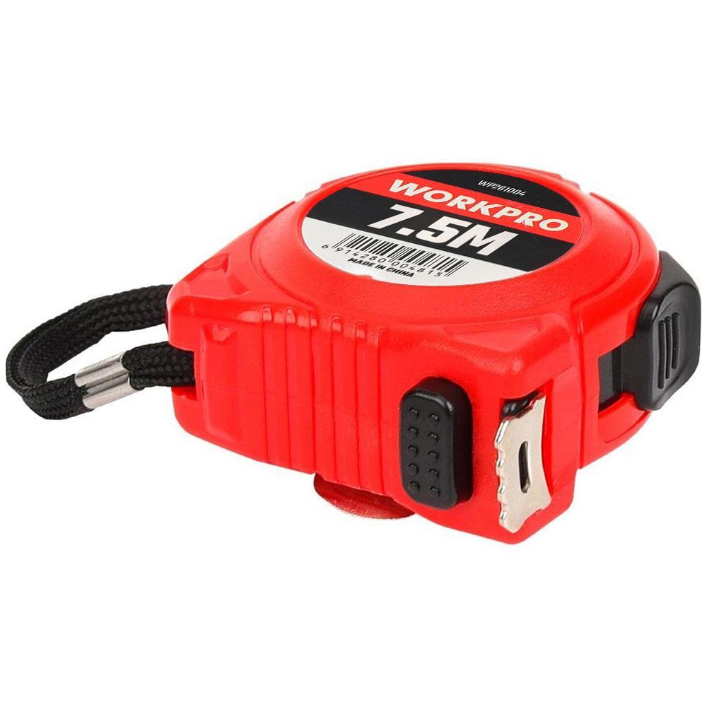 WORKPRO WP261004 7,5Mx25mm Beyaz Çelik Şerit Metre 