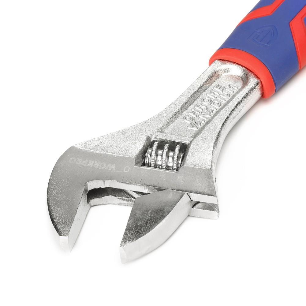 WORKPRO WP272011 200mm Cr-V Profesyonel Kurbağacık Anahtar