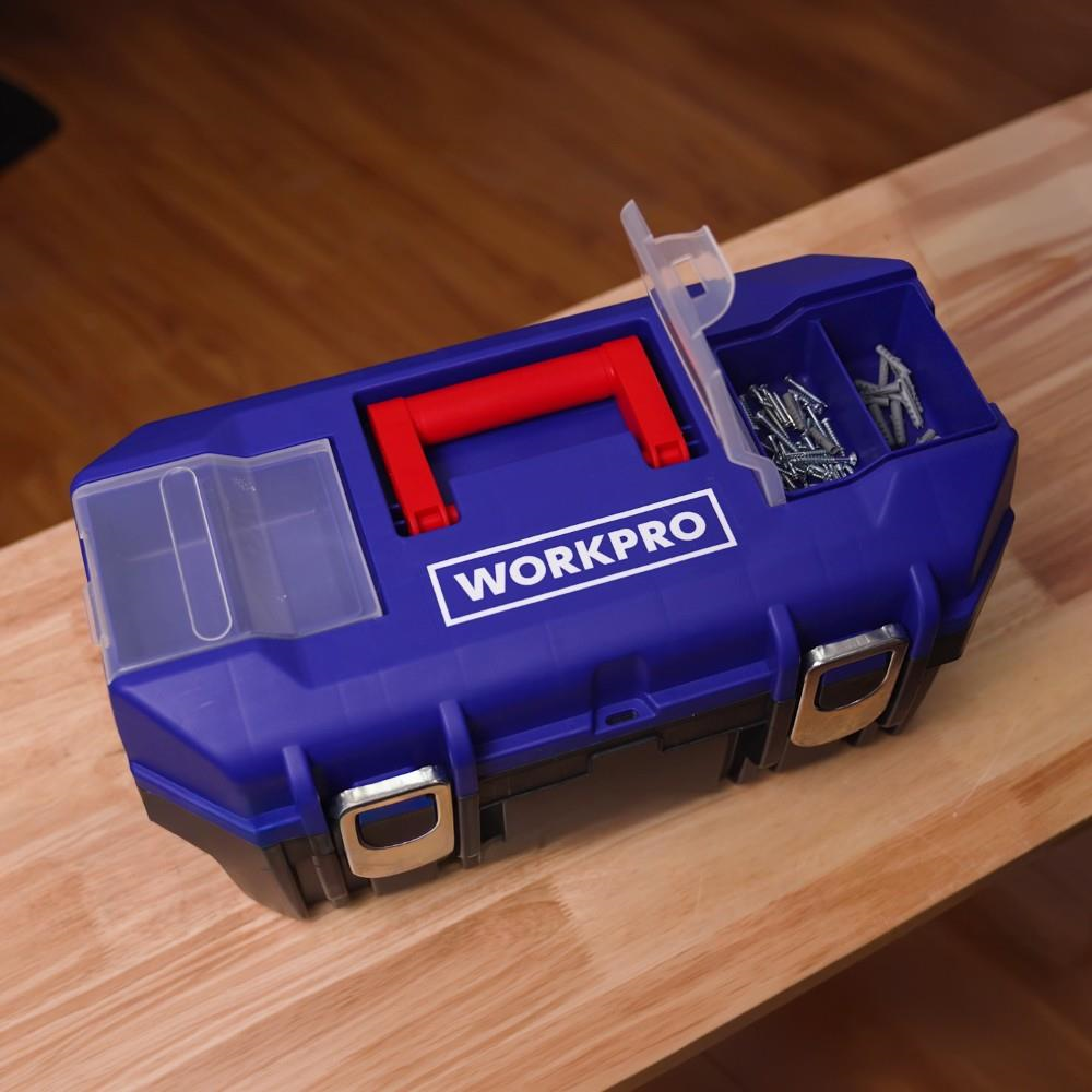 WORKPRO WP283016 16’’ Metal Kilitli Plastik Takım Çantası