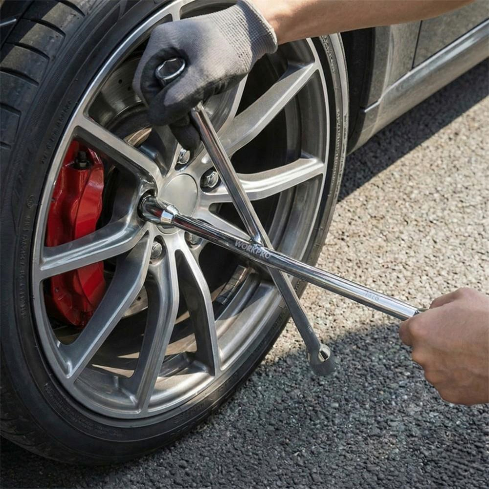 WORKPRO WP314006 17 19 21 1/2’’ Cr-V 400mm 4 Kollu Profesyonel Bijon Anahtarı