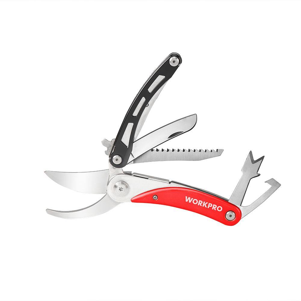WORKPRO WP382005 4 IN 1 Çok Fonksiyonlu Bağ Bahçe Dal Budama Makası