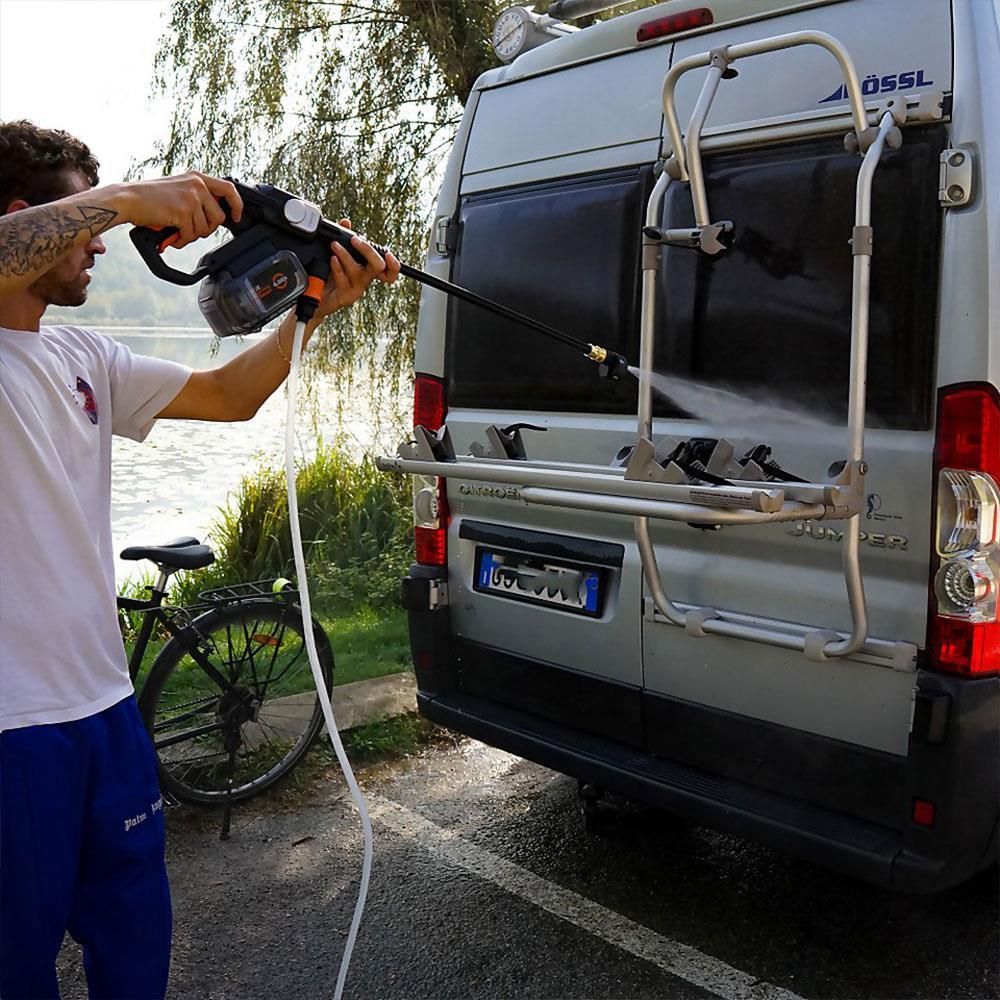 WORX WG633E 20Volt 4.0Ah. Li-ion 56Bar Kömürsüz Basınçlı Yıkama Tabancası + 2 Parça Yıkama Seti 