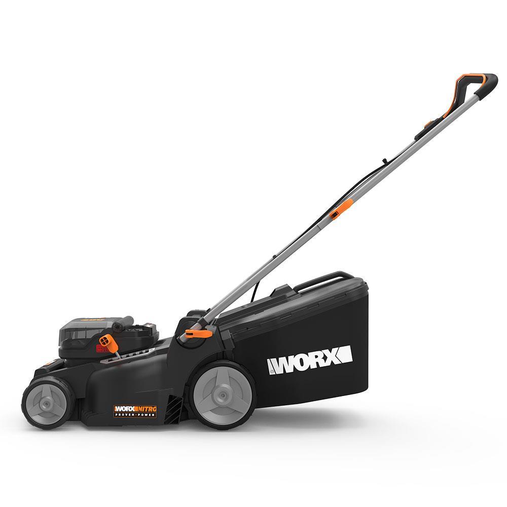 WORX WG737E 40Volt 4.0Ah. Li-ion 37CM Profesyonel Kömürsüz Şarjlı Çim Biçme 