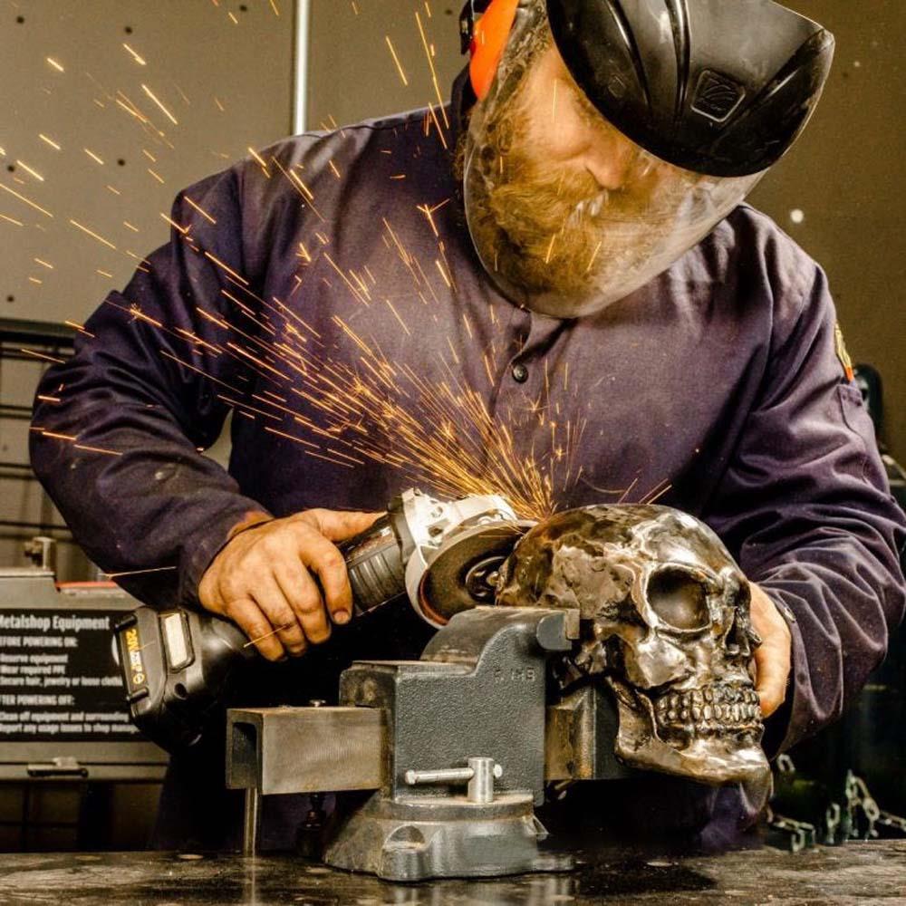 WORX WX812.9C 20Volt 2.0Ah. 125mm Kömürsüz Profesyonel Tek Akülü Şarjlı Avuç Taşlama 